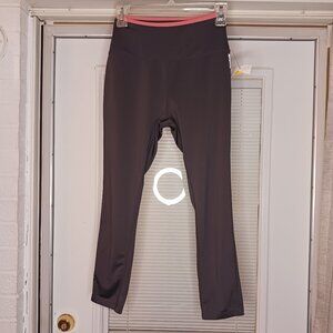 #375 3/$18 - Reebok Gray/Pink Leggings Size Small